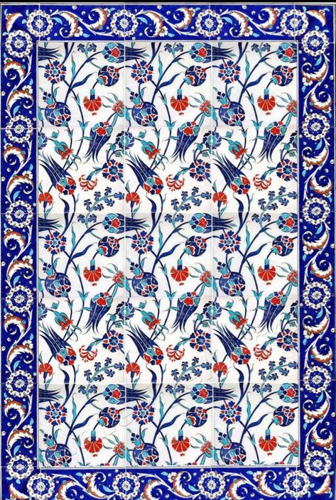 Turkish Wall Decor, Turkish Design Pattern, Turkish Wall Art, Turkish Tiles Pattern Design, Turkish Art Paintings, Turkish Art Pattern, Turkish Prints, Islamic Graphic Design, Turkish Wallpaper