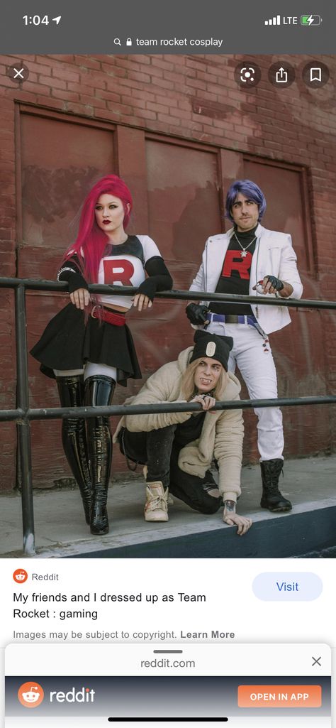 Jesse Team Rocket Cosplay, Jesse And James Cosplay, Team Rocket Black Outfit, Jesse And James Team Rocket, Jesse And James, Team Rocket Costume, Rocket Cosplay, Team Rocket Cosplay, Modern Rockabilly