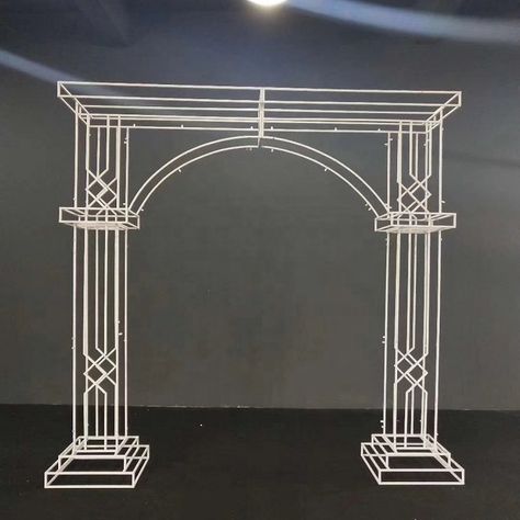 Celebration Activities, Decoration Stage, Simple Stage Decorations, Hall Decoration, Metal Wedding Arch, Wedding Entrance Decor, Background Wedding, Stage Background, Wedding Stage Design