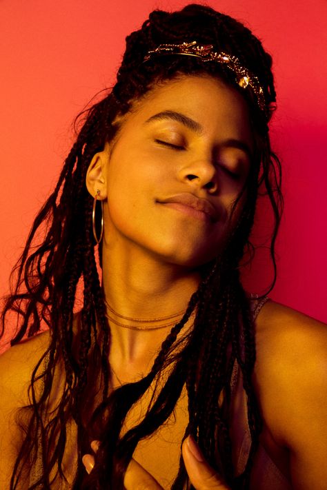 Hair, Dreadlocks, Beauty, Zazie Beetz, Wallpaper 4k, Gq, A Woman, Crown Jewelry, Drop Earrings