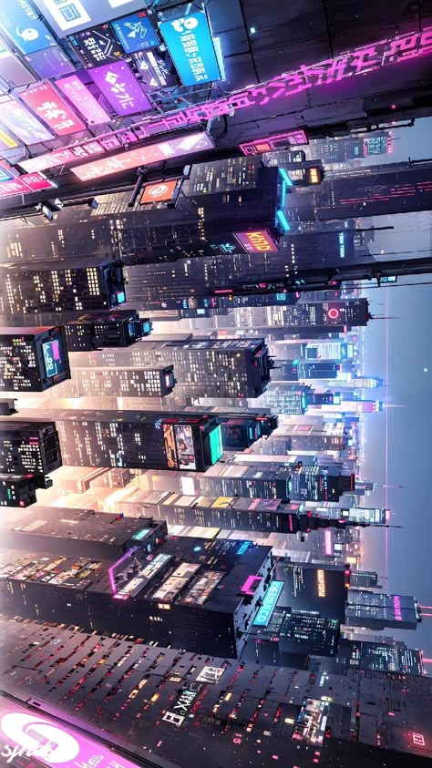 City Pc Wallpaper Hd, Futuristic Pc Wallpaper, Cyberpunk Aesthetic Wallpaper Pc, Cyberpunk City Landscape, Cyberpunk Architecture Buildings, Futuristic Wallpaper Aesthetic, Future City Drawing Ideas, Cyberpunk City Drawing, Cyberpunk Drawing Sketch