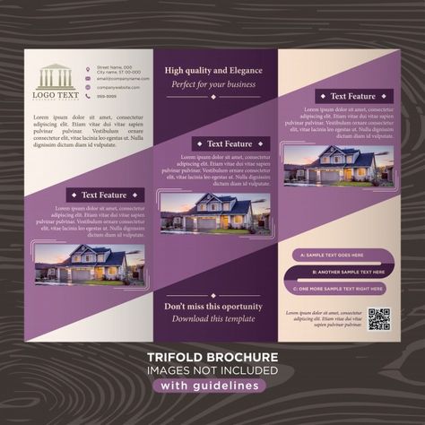 Elegant purple business design trifold brochure template Free Vector | Free Vector #Freepik #vector #freebrochure #freeflyer #freebusiness #freedesign Aesthetic Brochure Ideas, Elegant Brochure, Brochure Sample, Brochure Templates Free Download, Process Book, Brochure Examples, Crayola Coloring Pages, Brochure Psd, Peppa Pig Coloring Pages