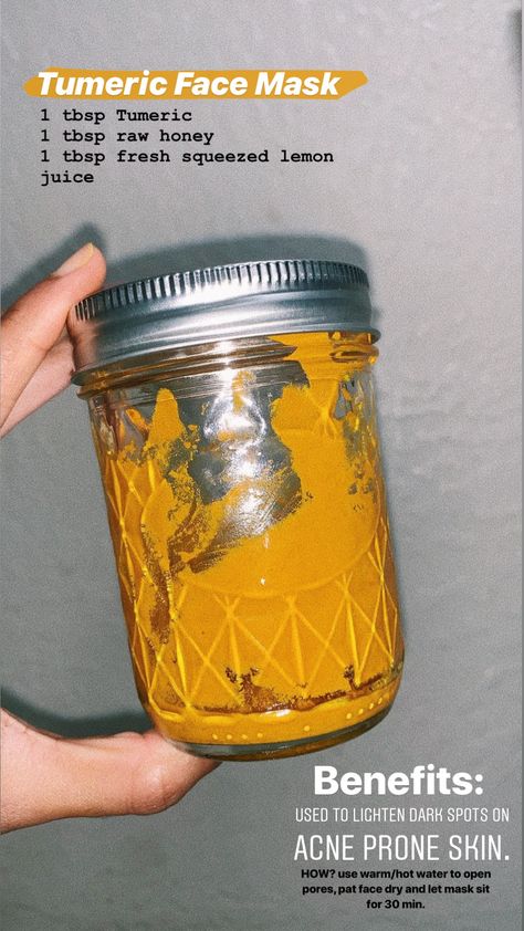 Healthy Skin Tips, Skin Lightening Diy, Tumeric Face, Tumeric Face Mask, Clear Healthy Skin, Diy Skin Care Routine, Natural Skin Care Remedies, Diy Skin Care Recipes, Facial Skin Care Routine