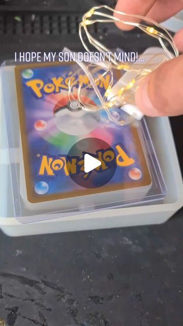 Daniel Cooper on Instagram: "Blast from the past! Pokemon Card In Resin!  This one ramped up 8.5M views and really, really upset the Pokemon Community!..... and the parents of Pokemon collectors! 😂🤣  This is again, why it is important to read video descriptions and the #'s!  The video was planned and it was not my sons card, the last # I used was #it'sajoke but the viewers didn't see it, they just saw what I wanted them to see!  😂😂😂  Resin art, resin, pokemon, pokemon collector, pokemon cards, resin artist, joke  #resinart #resin #pokemon" Resin Pokemon Card, Pokemon Box Diy, Diy Pokemon Card Holder, Pokemon Card Display Diy, What To Do With Extra Pokemon Cards, Pokemon Card Organization Ideas, Diy Pokémon Gifts, Pokemon Resin Crafts, How To Make Pokemon Cards