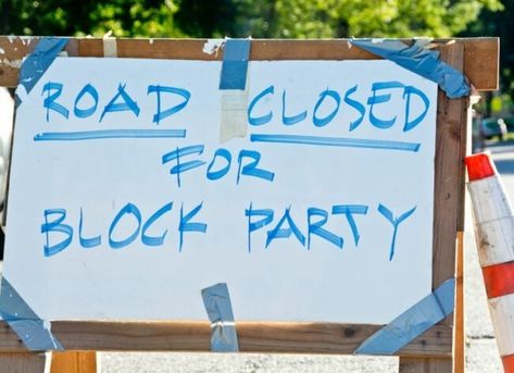 How to Organize an Epic Block Party That Will Have Everyone Dancing in the Street - Bob Vila Block Party Theme Ideas, Summer Block Party Ideas, Fall Block Party Ideas, Block Party Aesthetic, Neighborhood Block Party Ideas, Block Party Sign, Block Party Ideas, Street Party Ideas, Block Party Games