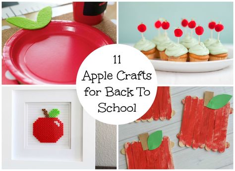 It's apple crafting time! Can you smell the change of seasons happening? Back to school is happening around the country and we are celebrating by crafting a whole bunch of apples! Apple Crafts, Apple Ideas, Diy Apple, Free Printable Crafts, Change Of Seasons, Apple Craft, Apple Decorations, Apple Theme, Crafts For Seniors