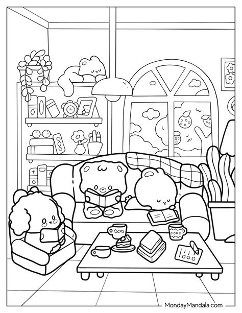 50 Cute Coloring Pages (Free PDF Printables) Croquis, Aesthetic Colouring Pages, Chibi Coloring, Cupcake Coloring Pages, Chibi Coloring Pages, Dibujos Aesthetic, Space Coloring Pages, A Coloring Page, Cat Coloring Book