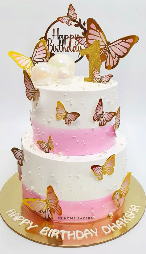 birthday cake, sponge bob birthday cake, birthday cake ideas, cartoon birthday cake, birthday cakes Butterfly Cake Design 2 Tier, Cake Designs Birthday Princess, 2 Layer Butterfly Cake, Two Tier Cakes Birthday, Butterfly Tier Cake, Girls Birthday Cake Designs, Butterfly Themed Birthday Party Cake, Two Tier Cake Designs Birthday, Birthday Cake Butterfly Theme