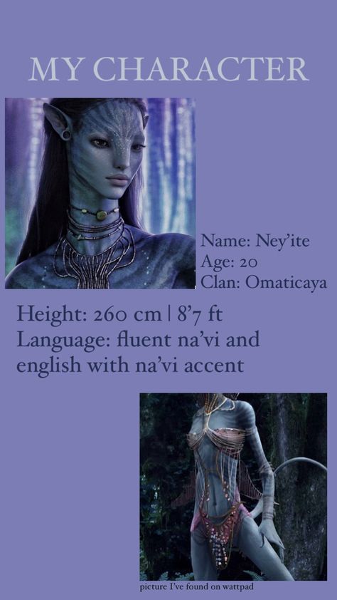 Avatar Characters Names, Avatar X Reader, Female Avatar Oc Navi, Na'avi Avatar Oc, Female Navi Oc Art, Avatar Navi Headcanons, Avatar Navi Names Ideas Female, Avatar Navi Oc Female Omaticaya, Avatar Characters Design