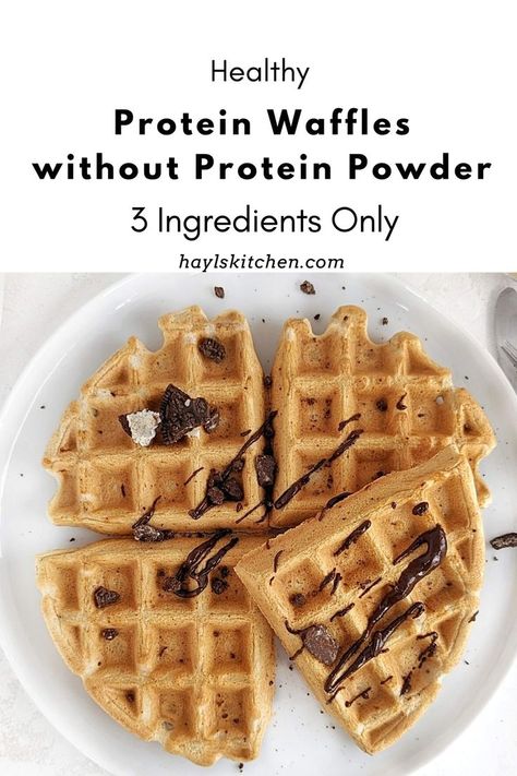 Super easy Protein Waffles without Protein Powder, made with protein pancake mix and egg white. Pancake mix protein waffles are light, fluffy and crispy - perfect for a post workout breakfast. Easy Protein Waffles, Post Workout Breakfast, Workout Breakfast, Waffle Recipe Healthy, Protein Rich Breakfast, Protein Pancake Mix, Healthy Waffles, Protein Rich Snacks, Easy Protein