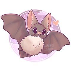 ✨ Have a smol big-eared bat 🦇✨💕 (feel like it goes with the Halloween theme of October 🎃✨) Seriously they’re just ears fluff and wings 😂�😂 What’s you favourite animal? I might start up a Kawaii animal series :3 💕 • #bat #bats #halloween #spooky #october #cute #kawaii #chibi #instaart #instadaily #illustration #illustrationoftheday #digitalart #digitalpainting Naomi Lord Art Animals, Kawaii Animal Art, Naomi Lord Animals, Cute Dragon Wallpaper, Cute Bat Art, Cute Bat Drawing, Cute Mythical Creatures, Naomi Lord Art, Naomi Lord