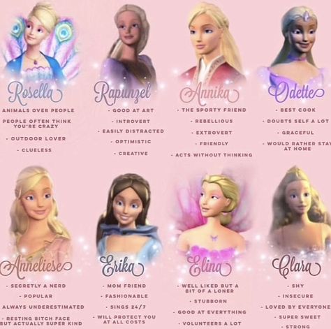 Princess And The Proper Barbie, Barbie Animated Movies, 90s Barbie Aesthetic, Barbie Movie Icons, Different Barbies, 2000s Princess, 2000s Barbie, Barbie Tumblr, Aesthetic Barbie