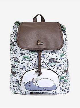 My Neighbor Totoro Characters, Totoro Backpack, Totoro Merchandise, Totoro T Shirt, Totoro Plush, Floral Backpack, Personalized Backpack, My Neighbor Totoro, Cute Backpacks