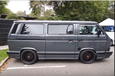 VW T3 Bus Audi 6.0 W12 Power Tuning BBS photo Vw T3 Tuning, Vw Bus T3, Vw T3 Syncro, T3 Bus, 57 Chevy Trucks, T3 Vw, Vw Vanagon, Adventure Car, Volkswagen Camper