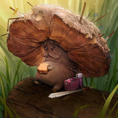 Art And Illustration, The Mushroom, Fantasy Creatures Art, D&d Dungeons And Dragons, Mushroom Art, Wow Art, Fantasy Artist, Arte Fantasy, Sci Fi Fantasy