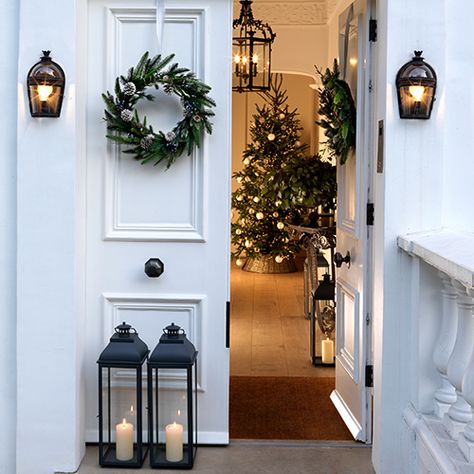 White spaces: our founder, Chrissie, styles Christmas White Spaces, Christmas Entryway, White Christmas Ornaments, Christmas Candle Decorations, Work Online, Christmas Inspo, White Company, Gorgeous Christmas, The White Company