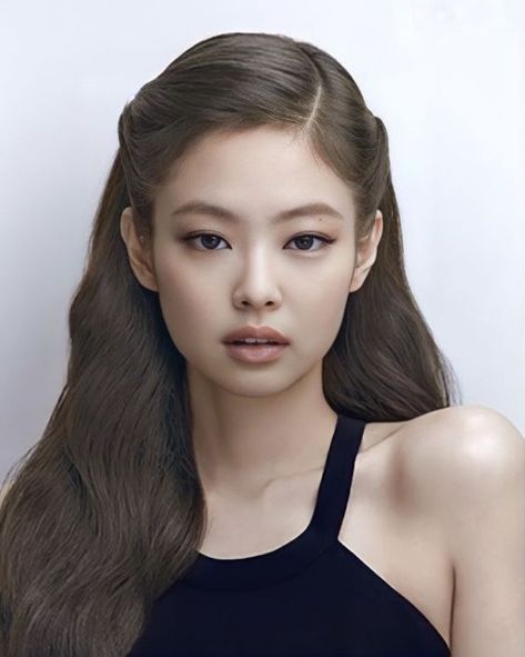 Jenny Blackpink Hairstyle, Kim Jennie Hairstyles, Blackpink Hairstyles, Jennie Hairstyles, Cute Wedding Hairstyles, Wedding Guest Hairstyles, Jennie Ruby Jane, Ruby Jane, Hair Reference