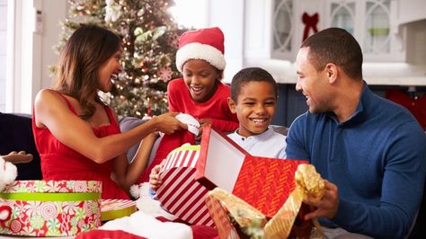 Follow these saving tips to make your holiday happier. Black Christmas Movies, Christmas Morning Traditions, Opening Christmas Presents, Merry Christmas Images Free, Christmas Images Free, Opening Presents, Family Christmas Pictures, Merry Christmas Images, White Beard