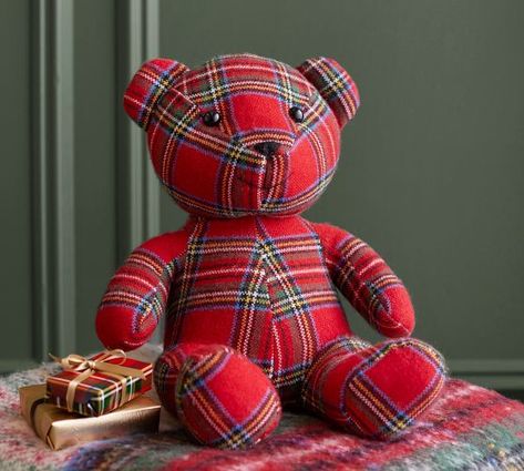 Christmas 2023: Decorations, Holiday Ornaments & Lights | Pottery Barn Pottery Barn Christmas Decor, Stewart Plaid, Tartan Plaid Christmas, Pottery Barn Christmas, Bear Pillow, Jute Wool Rug, Tartan Christmas, Shaped Pillow, Christmas Bedroom