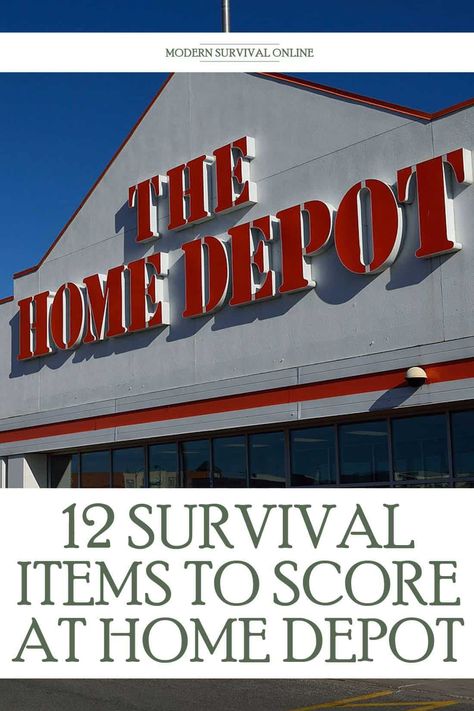 Home depot is a great place to get cheap essential survival supplies. Here are our favorites. #survival #hear #preppers #SHTF Prepper Items, Emergency Preparedness Items, Prepping Gear, Prepper Supplies, Emergency Preparedness Food Storage, Prepper Gear, Emergency Preparedness Food, Shtf Preparedness, Shtf Survival