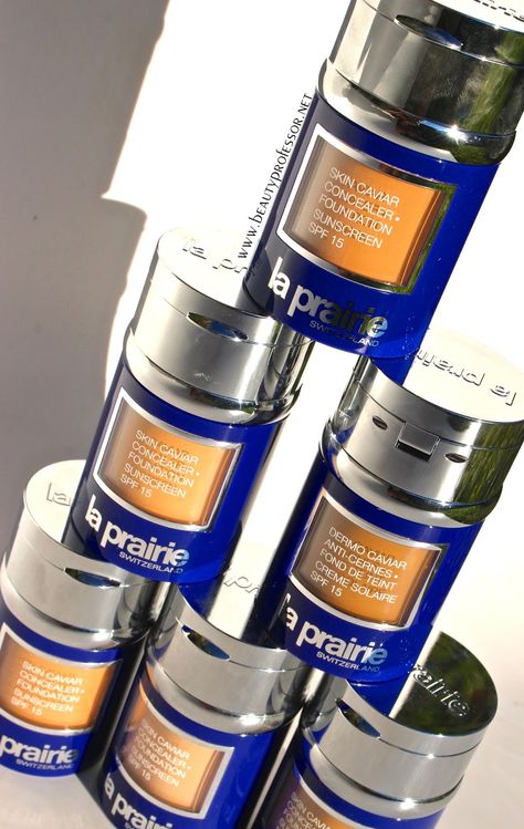 la prairie skin caviar foundation swatches Foundation Swatches, Foundation Sponge, Mascara Review, Skincare Benefits, La Prairie, Foundation Colors, Neutral Undertones, Brow Pomade, Magnifying Mirror