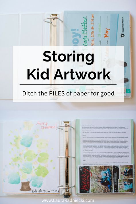 Storing Kid Artwork | Best way to preserve & store memorabilia | Ditch the piles of paper for good | #thememorycurator #leavealegacy  #familyhistorian #keepsakes #memorablia #modernmemorykeeping Art Storage Ideas, Storing Kids Artwork, Kids Artwork Storage, Kids Art Storage, Art Display Kids, Childrens Artwork, Kids Memories, Kid Art, School Memories