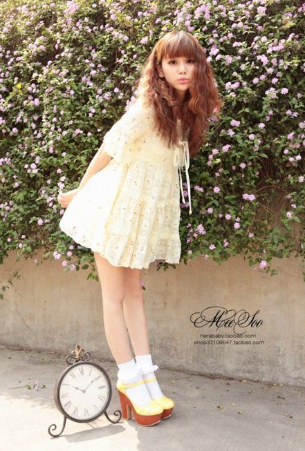 Himekaji Outfits, Gyaru Fashion, Future Outfit, Flower Crowns, J Fashion, Really Cute Outfits, Harajuku Fashion, Dream Clothes, Japanese Fashion