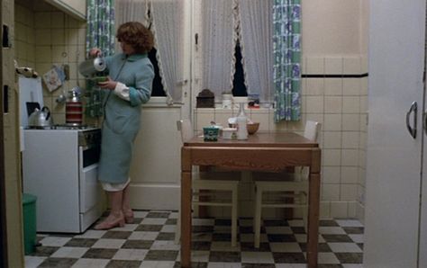 Embedded image Jeanne Dielman, Chantal Akerman, Photo Series, Photos Of Women, Film Stills, Your Music, Movies Showing, Cool Pictures, Lab Coat