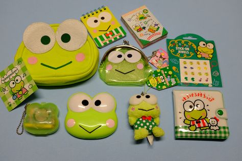 Sanrio - Kero Kero Keroppi Stuff | my sweet 80s | Flickr Kerropi Things, Keroppi Stuff, Frog House, Hello Kitty Items, Frog And Toad, Kid Core, Cute Frogs, Sanrio Characters, Cool Stuff