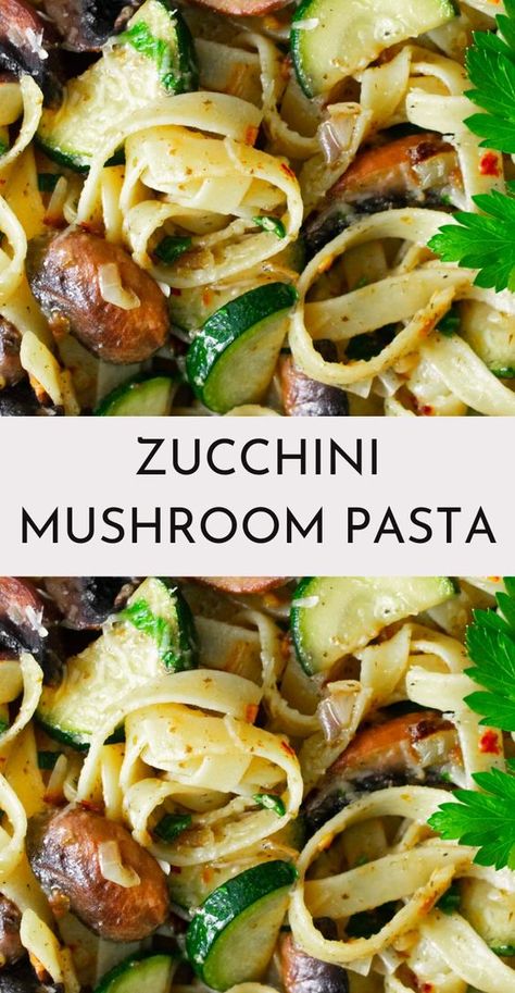 Zucchini Noodles With Mushrooms, Spaghetti Recipes With Zucchini, Spaghetti And Vegetables Recipes, Healthy Tagliatelle Recipes, Chicken Zucchini Mushroom Pasta, Zucchini And Mushroom Recipes Healthy, Zucchini Pasta Recipes Vegan, Zucchini Mushroom Pasta Recipes, Mushrooms Zucchini Recipes