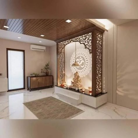 Mandir Design ideas ✨️ | Home Temple Designs #mandirdesign #mandirdesigns #mandir #hometemple #hometempledesigns #homedesignsdworld #hometempledecor #explorepost #explorepage #fypシ゚viralシ2024fyp Temple Room Design For Home, Modern Temple Design For Home, Modern Pooja Room Design, Latest Pooja Room Designs, Mandir Design Puja Room, Home Temple Ideas Puja Room, Pooja Room Designs, Mandir Designs, Mandir Design