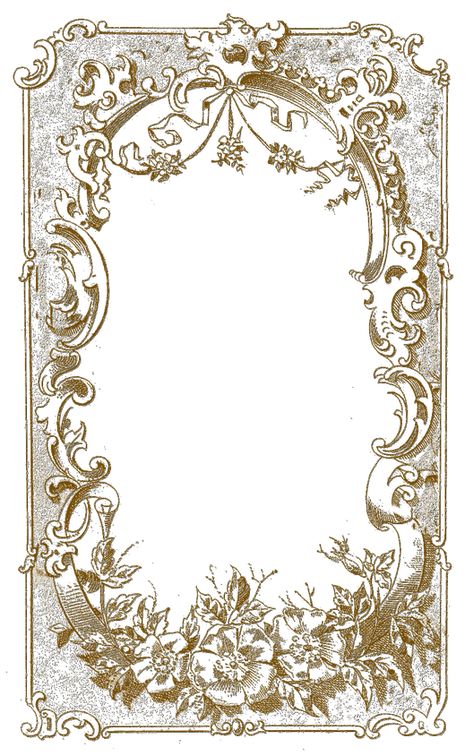 Altered Art Christmas, Classical Drawing, Image Frames, French Frames, Card Backgrounds, Fairy Ideas, Victorian Frame, Graphics Fairy, Borders And Frames