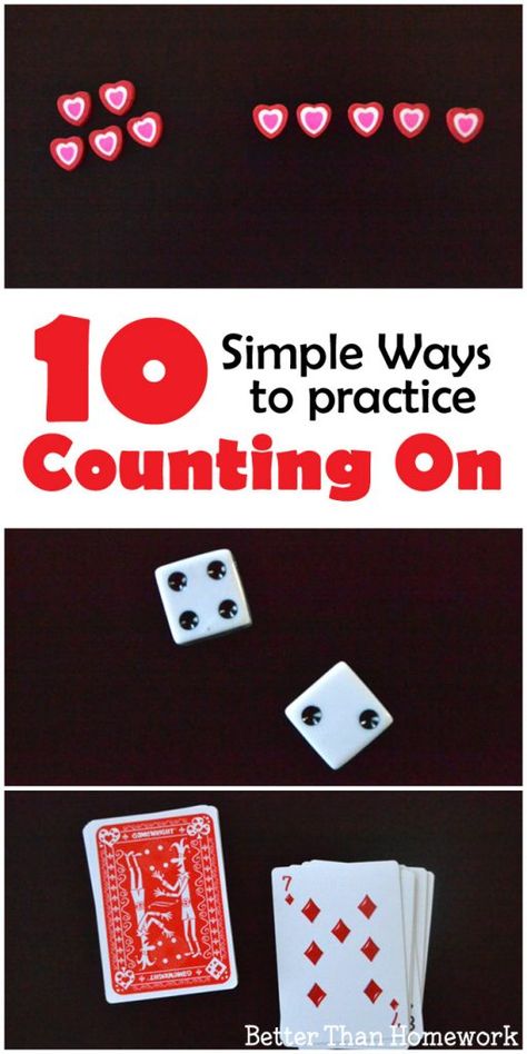 Counting On Games First Grade, Counting On Activities Kindergarten, Counting On Activities First Grade, Math Rti, Nouns Activities, Math Tubs, Math Kindergarten, Teaching Counting, Number Talks