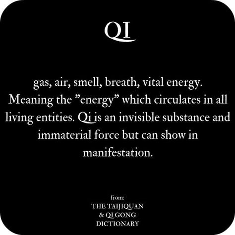 Definition of Qi from The Taijiquan & Qi Gong Dictionary Microcosmic Orbit, Meridian Acupuncture, Qigong Meditation, Learn Tai Chi, Tai Chi For Beginners, Chi Gong, Qigong Exercises, Tai Chi Qigong, Chi Energy