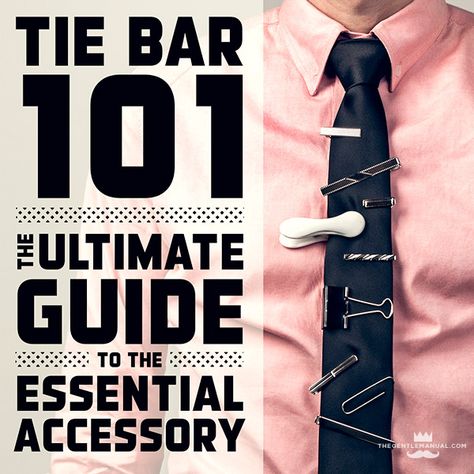 Very good info! http://www.ties.com/blog/tie-bar-101-the-ultimate-guide-to-the-essential-accessory Like A Sir, Tie Rack, Dapper Dan, Unsung Hero, Dapper Style, Sharp Dressed Man, Fashion Glasses, Men Style Tips, Tie Bar