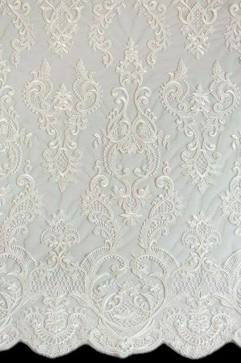 Lace Wallpaper, White Lace Fabric, Bridal Lace Fabric, Alencon Lace, Embroidery Stitches Tutorial, Lace Embroidery, Fabric Texture, Embroidery Inspiration, French Lace