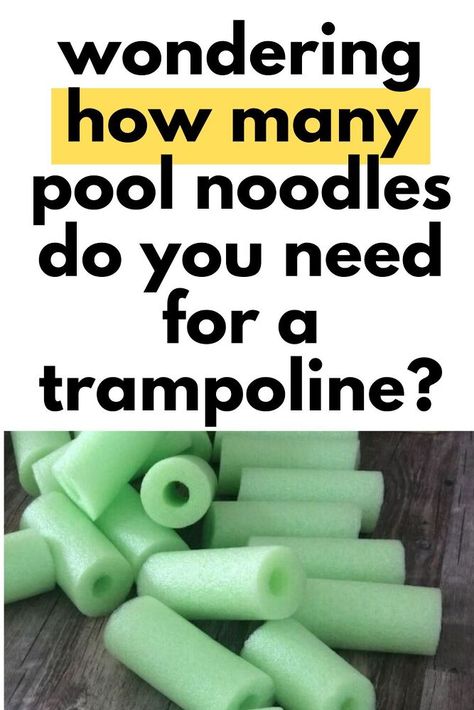 Pool Noodle Trampoline, Trampoline Spring Cover, Trampoline Pad, Old Trampoline, Diy Kids Playground, Trampoline Springs, In Ground Trampoline, Backyard Trampoline, Mini Trampoline