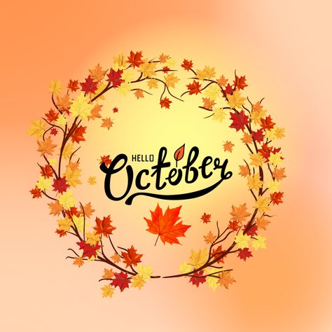 Hello October pumpkin autum Welcome October, All The Months, Hello October, Favorite Season, Happy Fall, Months In A Year, Banners, Holidays, Wallpapers