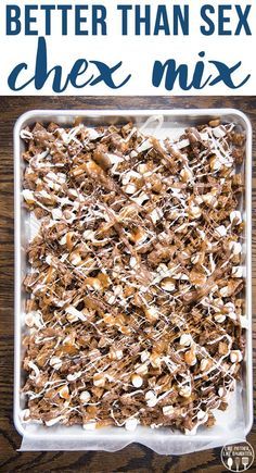 Candy Trail Mix Recipe, Cauliflower Salads, Chex Mix Recipes Sweet, Chocolate Chex Mix, Sweet Chex Mix, Chex Recipes, Sweet Chex, Melted Caramel, Chocolate Chex