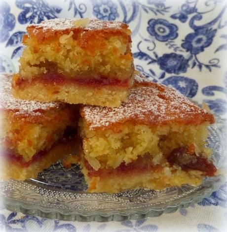 Bakewell Bars, Bakewell Pudding, Plane Cake, Concrete Cake, Slice Cake, Coconut Tart, Rich Food, Uk Recipes, After Everything