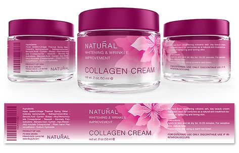 Collagen Facial Cream Label Template http://www.dlayouts.com/template/981/collagen-facial-cream-label-template Body Lotion Label Design, Cosmetic Label Design Beauty Packaging, Probiotic Packaging, Cream Label Design, Collagen Packaging, Cosmetic Label Design, Label Kemasan, Cream Packaging Design, Cosmetic Labels Design