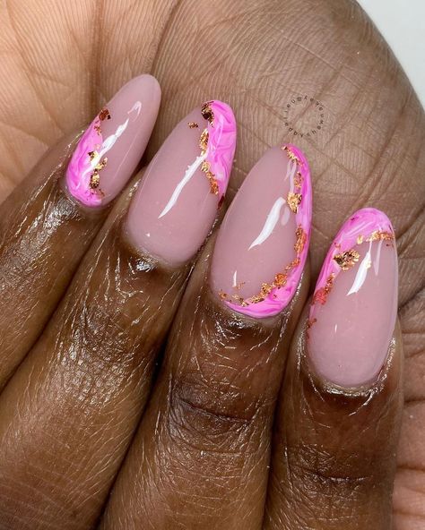 Pink Marble Nails, Marble Acrylic Nails, Marble Nail Designs, Nail Art Pictures, Acrylic Nail Powder, Marble Nail, Latest Nail Trends, Ombre Acrylic Nails, Her Nails