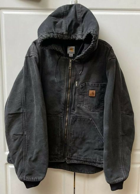 Carhartt Aesthetic, Vinter Mode Outfits, Surfergirl Style, Mode Hipster, Sherpa Lined Jacket, Cool Coats, Carhartt Jacket, Populaire Outfits, Mode Jeans