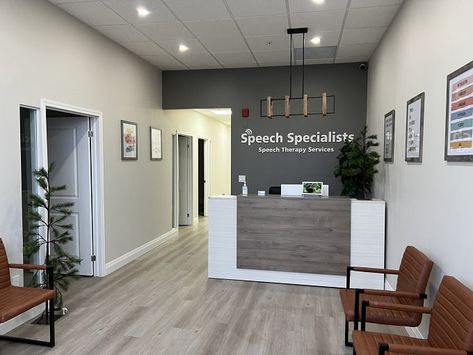 Speech Therapy Clinic | iDiM ARCHITECTS INC. Speech Clinic Design, Interior Clinic Design, Small Physical Therapy Clinic Design, Speech Therapy Clinic Interior Design, Speech Therapy Clinic Design, Pediatric Speech Therapy Office, Speech Therapy Aesthetic, Therapy Clinic Design, Audiology Office