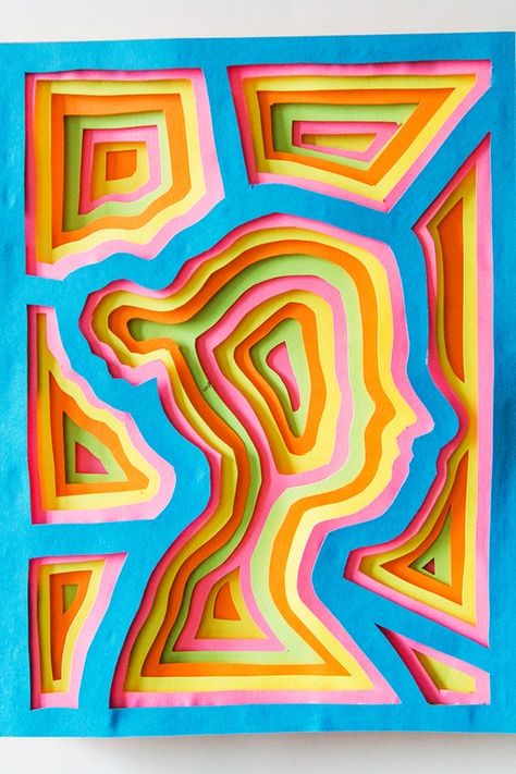 Relief Sculpture Paper, 3d Dimensional Art, Construction Paper Art High School, Easy 3d Art Projects, Paper Art Projects High School, Independent Art Projects, 2dimensional Art, High School Art Sculpture, Wallpaper Art Projects