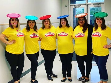 Group Costumes, Diy Halloween Costumes, Play Doh Costume, Halloween Costumes For Work, Group Halloween Costumes, Play Doh, Diy Halloween, Costumes For Women, Halloween Outfits