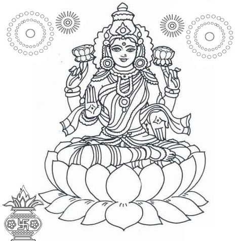 Hindu Gods and Goddesses Coloring Pages Diwali Colours, Diwali Drawing, Kerala Mural Painting, Tanjore Painting, Indian Art Paintings, Hindu God, Traditional Paintings, Hindu Art, Mural Painting