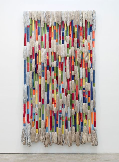 Sheila Hicks, Textiles Artwork, Textile Sculpture, Contemporary Art Daily, Contemporary Textiles, Color Wave, Fibres Textiles, Art Historian, Weaving Art