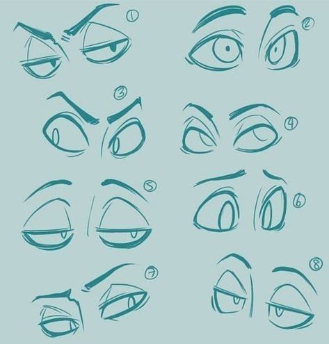 Different Types Of Eyes, Eyes Tutorial, Drawing Face Expressions, Drawing Eyes, Types Of Eyes, Drawing Faces, Drawing Expressions, 캐릭터 드로잉, Poses References