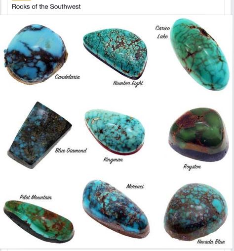 Types Of Turquoise, Turquoise Jewelry Native American, Jewelry Drawing, Southwest Jewelry, Native American Turquoise, American Turquoise, Mineral Stone, Turquoise Stones, Rocks And Gems